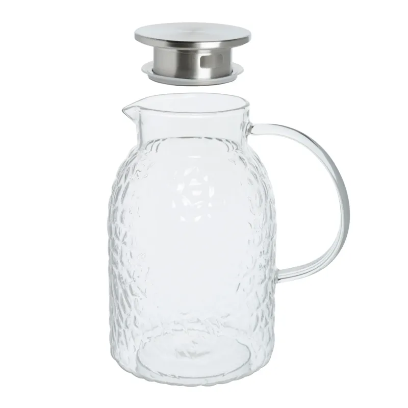 Set for drinks, 4 pers, 5 pr, used glass / steel, Litchi, image-3