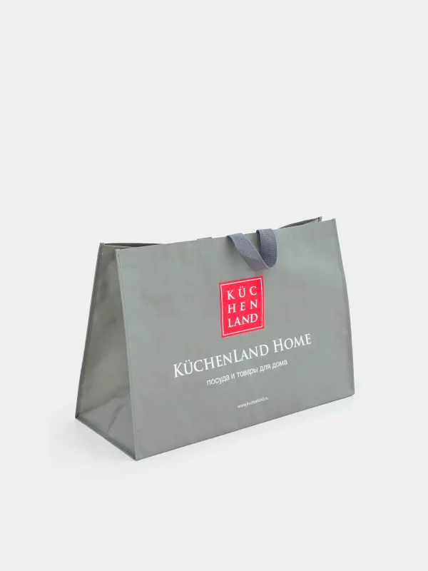 Shopping bag, 60x40 cm, grey, Kuchenland, Basic, image-1