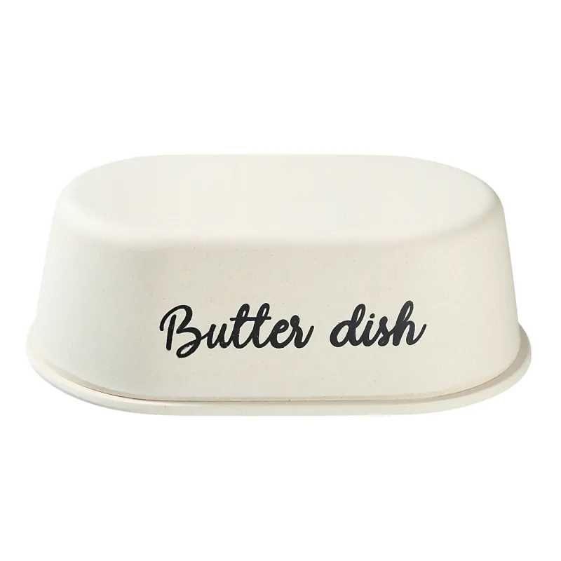 Butter dish, 16 cm, bamboo, oval, Crиme, image-0