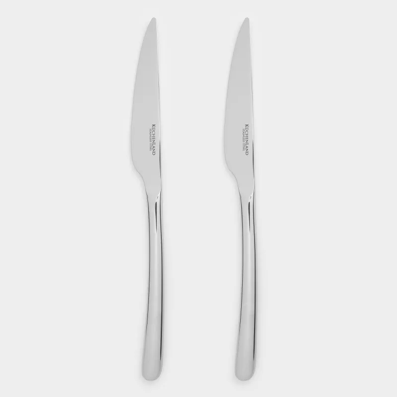 Table knife, 2 pcs, steel, Toscana, image-1
