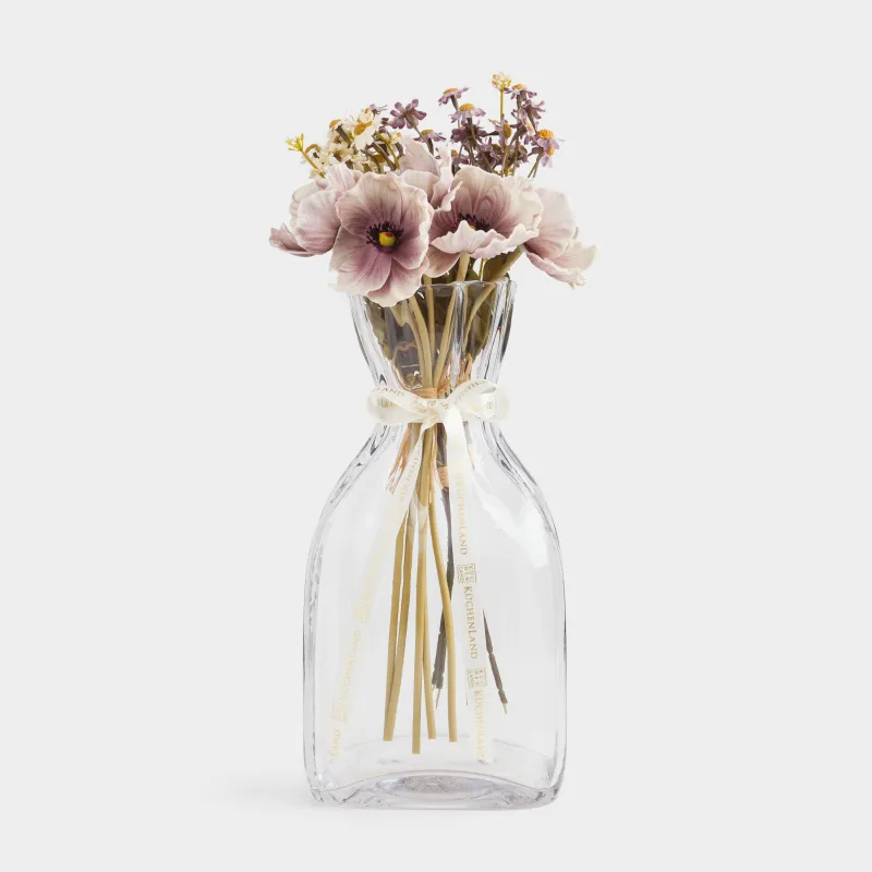 Flower vase, 29 cm, Glass, Crumpled effect, Crumple, image-4
