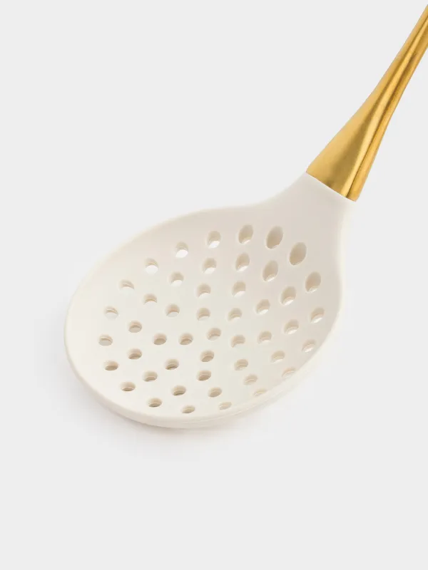 Skimmer, 36 cm, silicone / steel, milky gold, Pintino, image-1