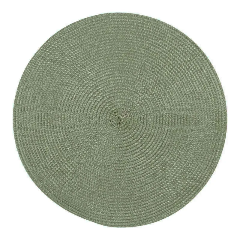 Napkin for appliances, 38 cm, polypropylene/PET, Round, Green, Circle