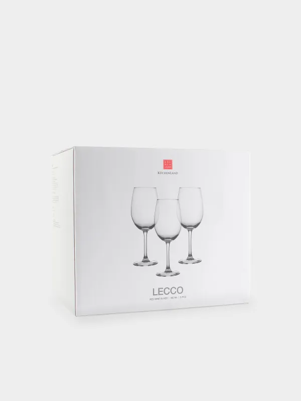 Red wine glass, 460 ml, 6 pcs, glass, Lecco, image-4