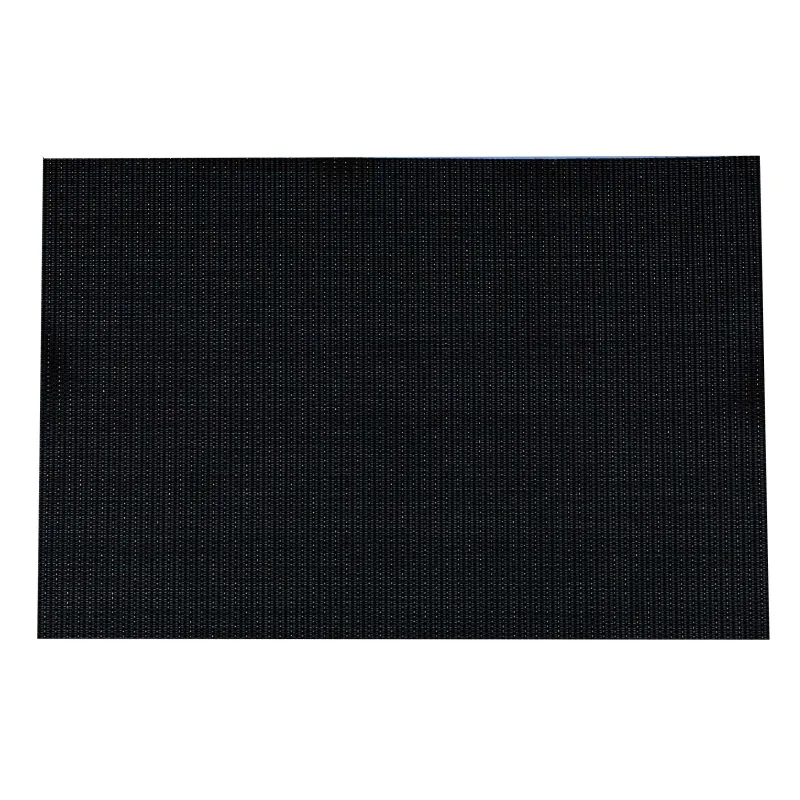 Napkin for appliances, 30x45 cm, PVC, rectangular, black, Gold thread, Solid