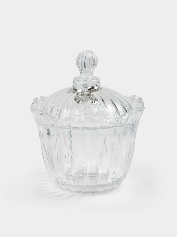 Storage container, 15x18 cm, 500 ml, glass R, Bow, Alid, image-0