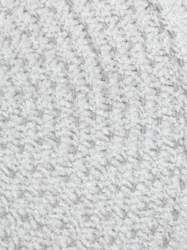 Placemat, 38 cm, chenille, round, silver-gray, Chenill, image-2