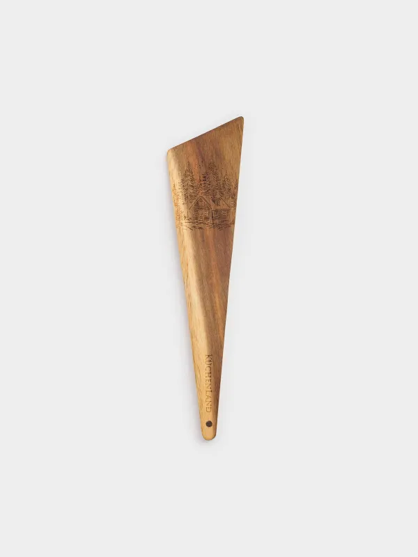 Pancake spatula, 25 cm, wood, House in the forest, Noble tree, image-0