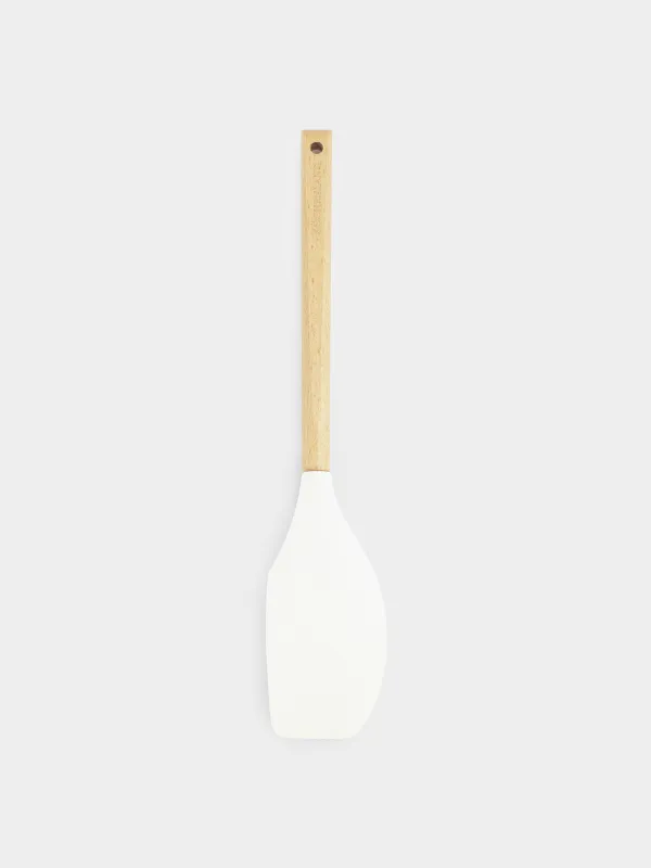 Spatula, 32 cm, silicone / wood, beige, Provence, image-0