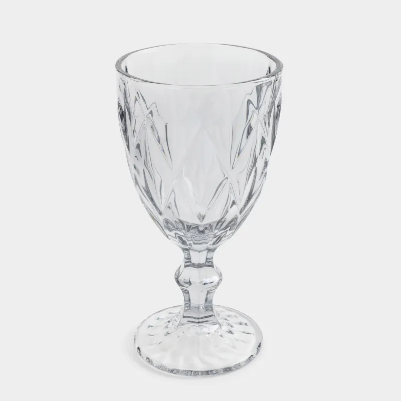 Wine glass, 300 ml, 6 pcs, glass R, grey, Rhomb color, image-5