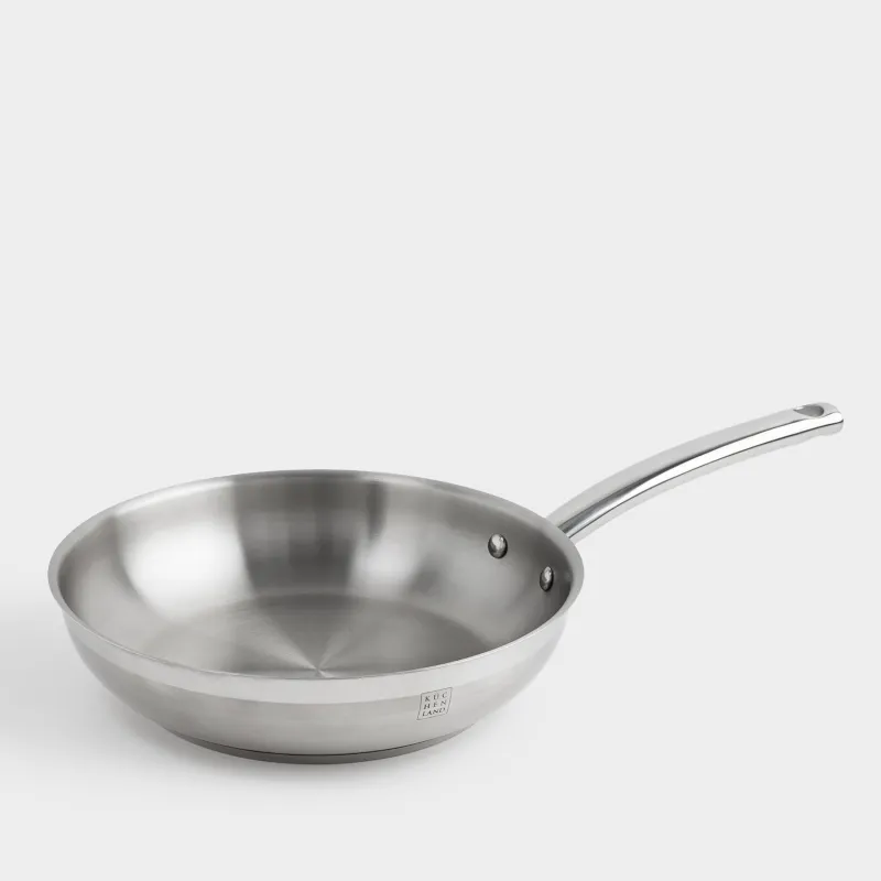 Frying Pan, 24 cm, steel, Silver Stone