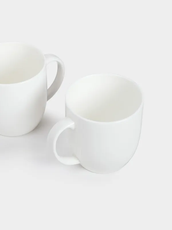 Mug, 370 ml, 6 pcs, porcelain F, white, Ideal white, image-1