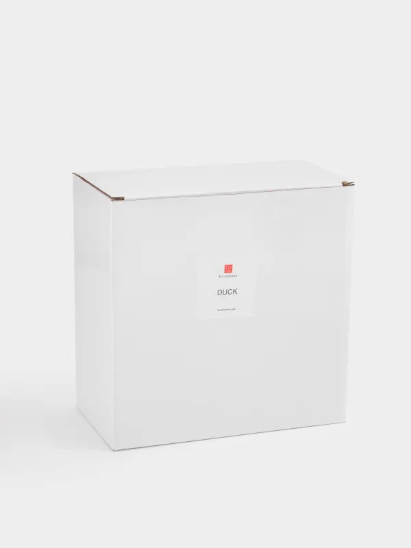 Divided plate, 21x20 cm, 3 compartments, ceramic, green and white, Drake, Duck, image-7