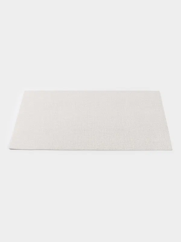 Napkin for appliances, 30x45 cm, PVC, rectangular, white, Silver drops, Rock, image-1