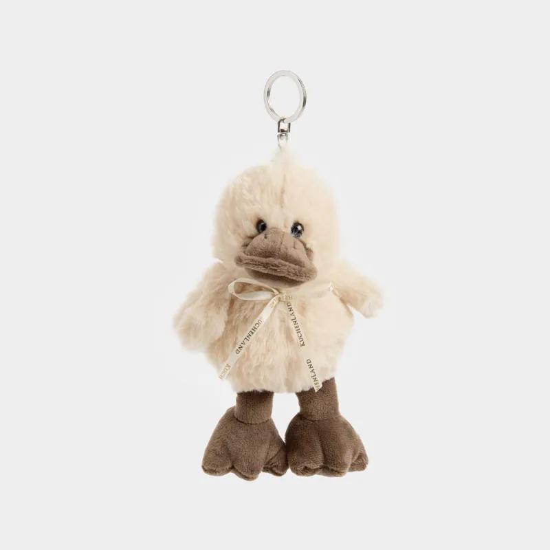 Keychain, 20 cm, soft, plush / metal, Duck, Duck toy