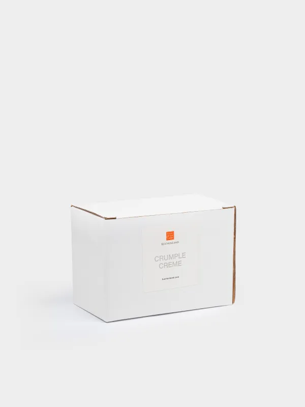 Salt and pepper set, 8 cm, porcelain P / cork, beige, Crumple creme, image-4