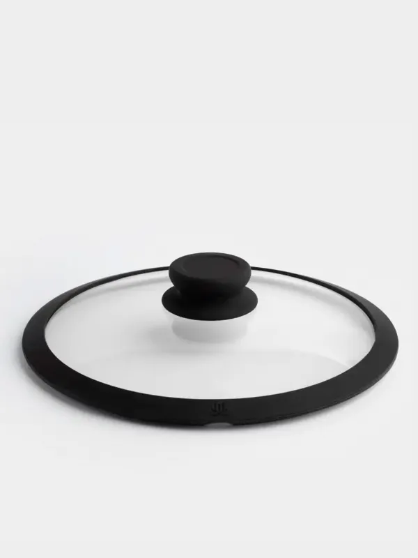 Lid, 24 cm, glass T / silicone, Solution accessory, image-0