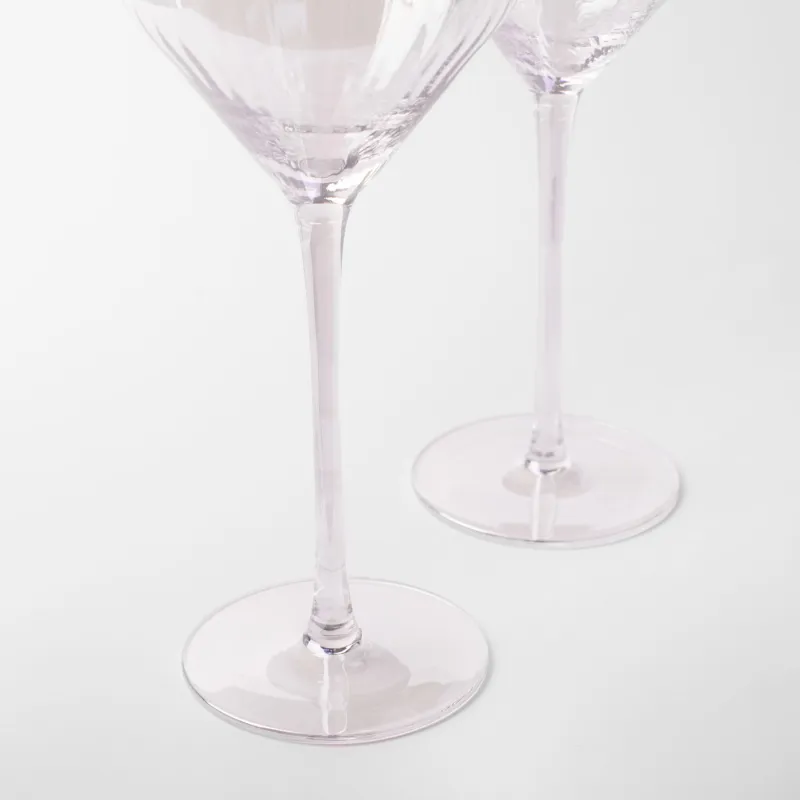 Drinking glass, 500 ml, 2 pcs, glass, mother of pearl, Lombardy polar, image-3