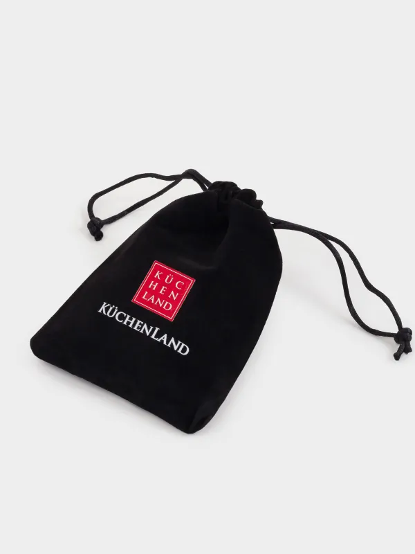 Drink set, 2 persons, 6 items, glasses / cubes, glass / steatite, Craquelure, Ice, image-5