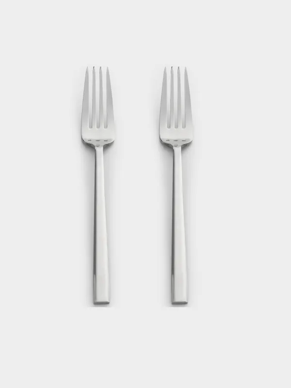 Dining fork, 2 pcs, steel, Rome, image-0