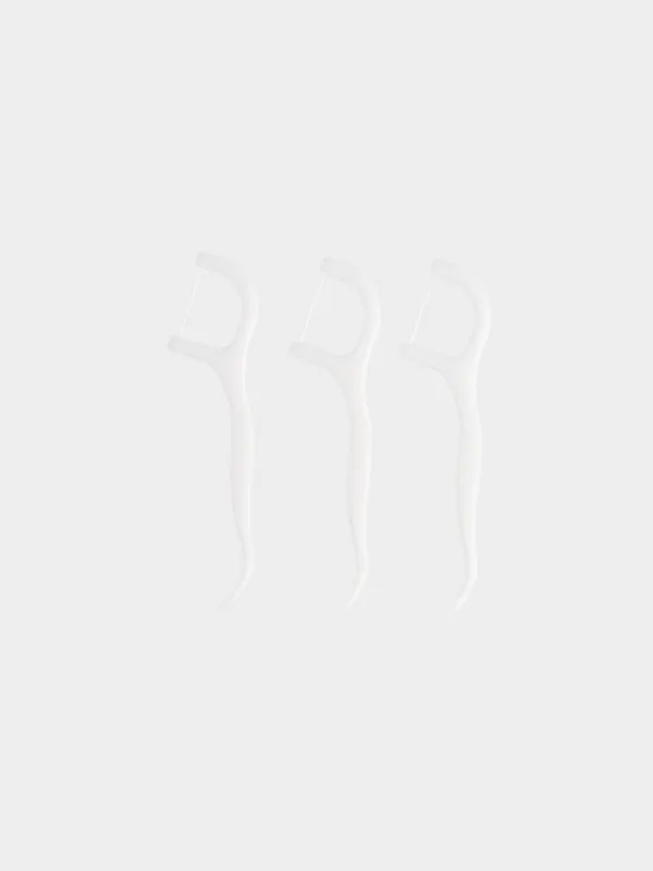 Dental floss, 50 pcs, individually packed, plastic, image-0