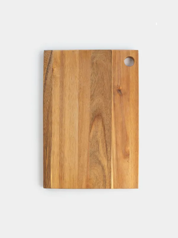 Cutting board, 30x20 cm, rectangular, wood, Noble tree, image-1