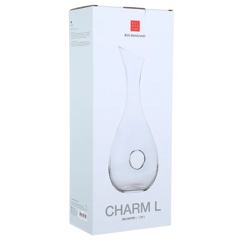 Decanter, 1,2 l, glass, Cornett, Charm L, image-1