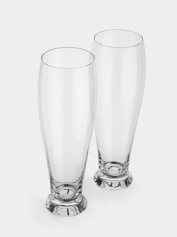 Drinking glass, 23 cm, 650 ml, 2 pcs, glass, Clear, image-1