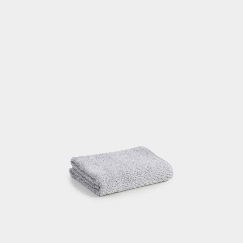 Towel, 40x60 cm, cotton, light grey, Terry cotton