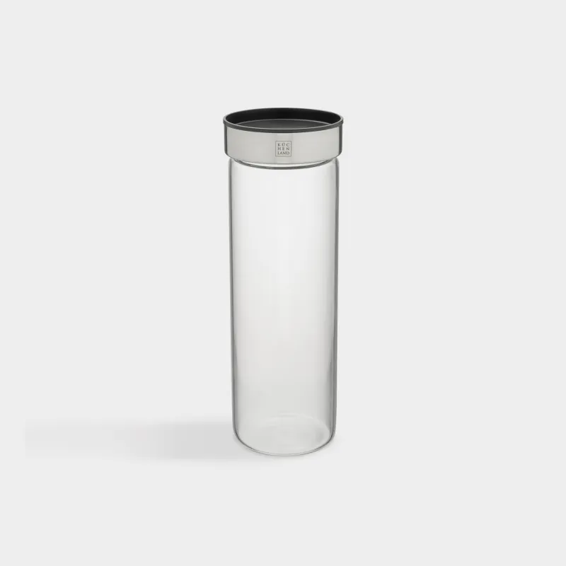 Food jar, 1.4 l, glass B/plastic, Comfort
