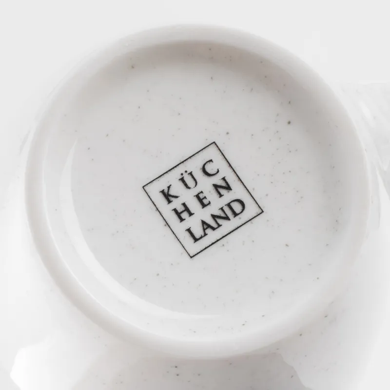 Mug, 350 ml, 2 pcs, porcelain P, milky, speckled, Latio, image-5