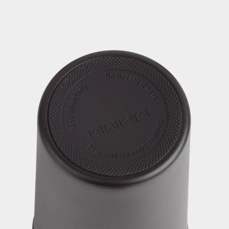 Thermo mug, 450 ml, steel / plastic, black, Eagle, Coffee time, image-3