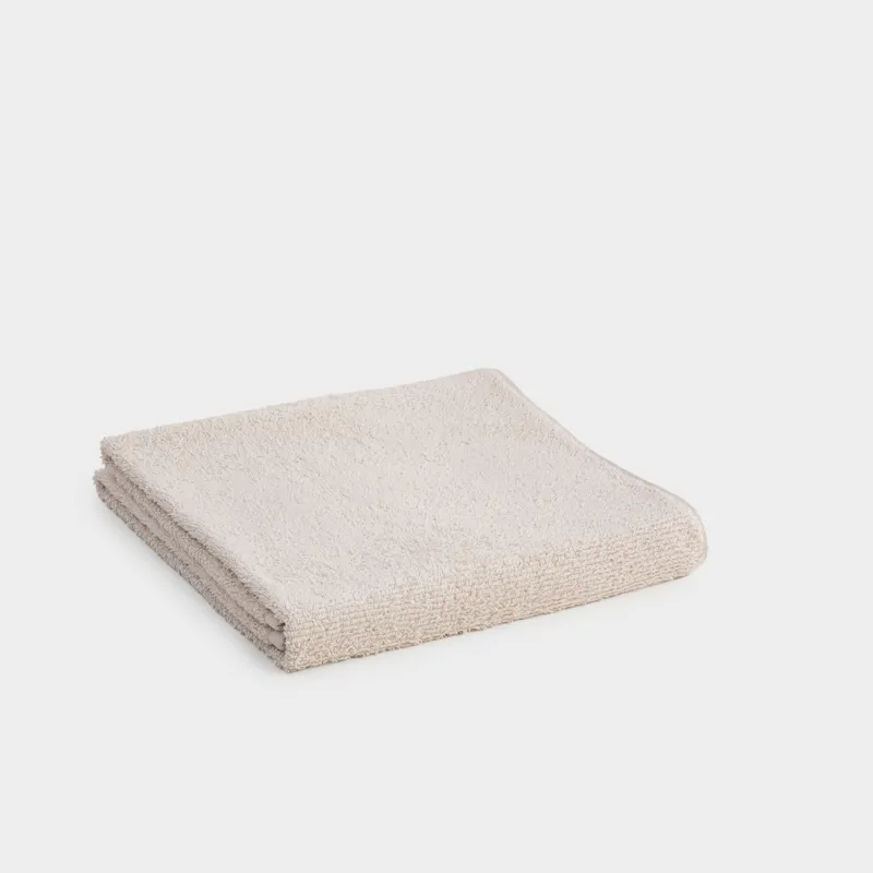 Towel, 70x140 cm, cotton, beige, Terry cotton