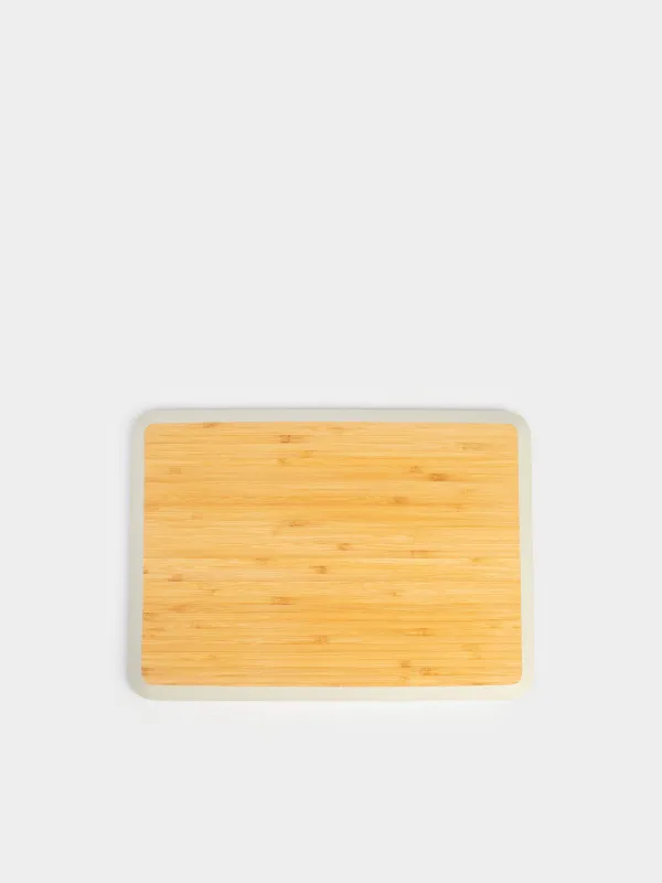 Dish, 33x24 cm, bamboo, rectangular, milk edging, Bamboo soft, image-6