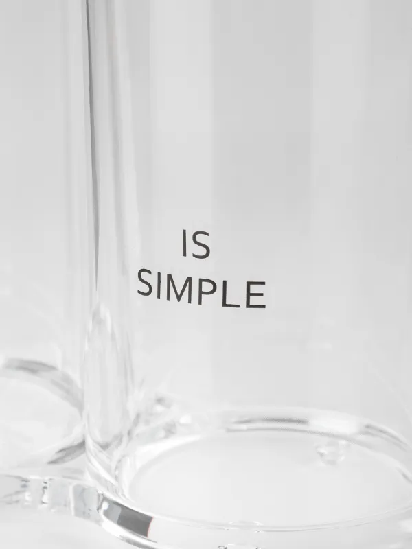 Cotton pad / swabs container, 15x12 cm, 2 compartments, with lid, plastic, Basic font, image-3