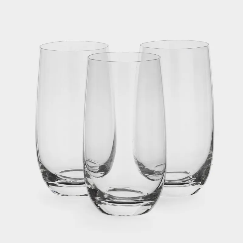 Glass, 13 cm, 410 ml, 6 pcs, glass, Palermo