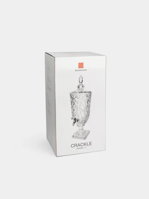 Drink dispenser, 3 L, Glass R / plastic, Crackle, image-5