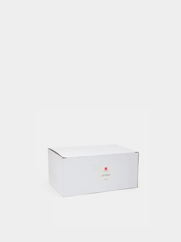 Jewelry box, 21x13 cm, glass, silver, Stripes, Actress, image-7