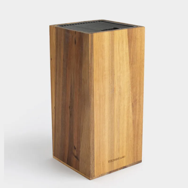 Knife stand, 23 cm, universal, wood / plastic, Noble tree