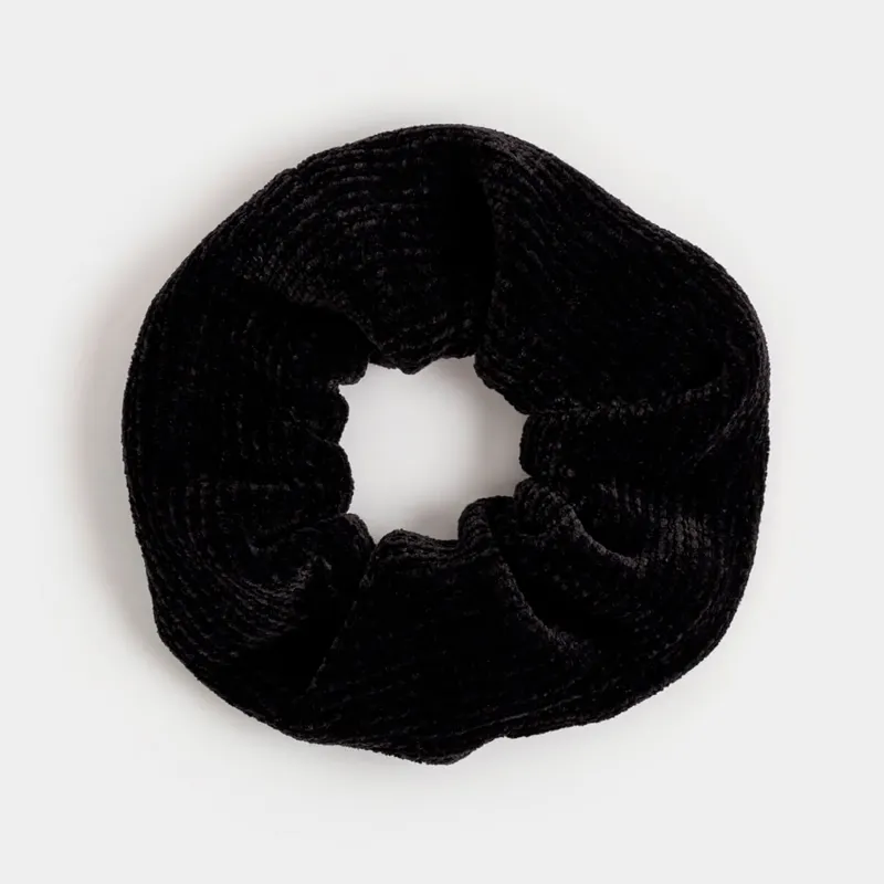 Hair bands, 4 cm, velvet, black, Hair velvet