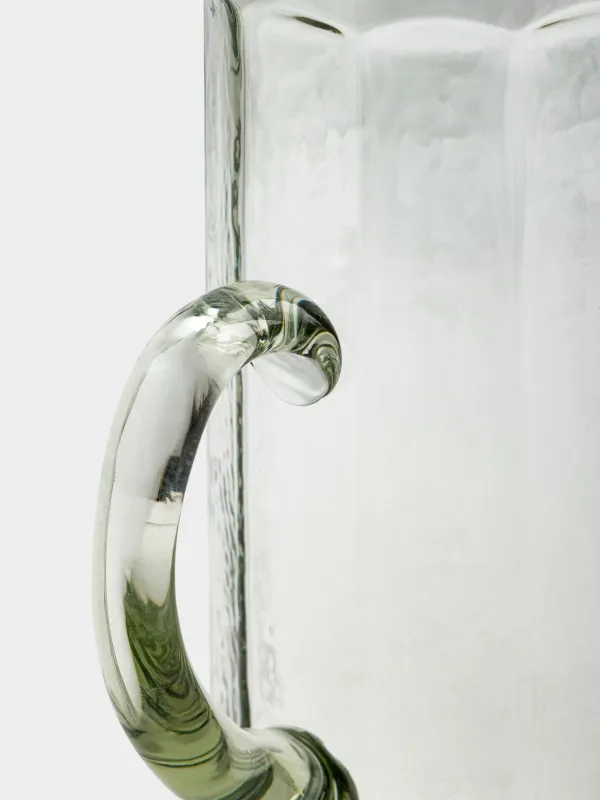 Jug, 1.2 l, glass, green, Budrio, image-4