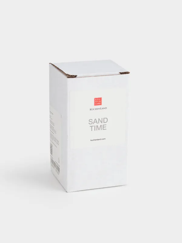 Hourglass clock, 8 cm, 30 seconds, glass / sand, Sand time, image-3