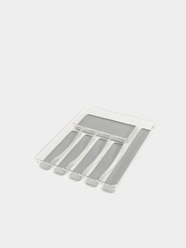 Cutlery tray, 40x32 cm, 6 compartments, removable linings, plastic / rubber, Non-slip new, image-3