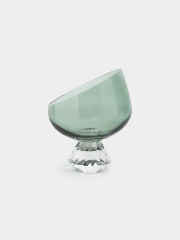 Candy bowl, 13x17 cm, on a leg, glass, Charm Life, image-0