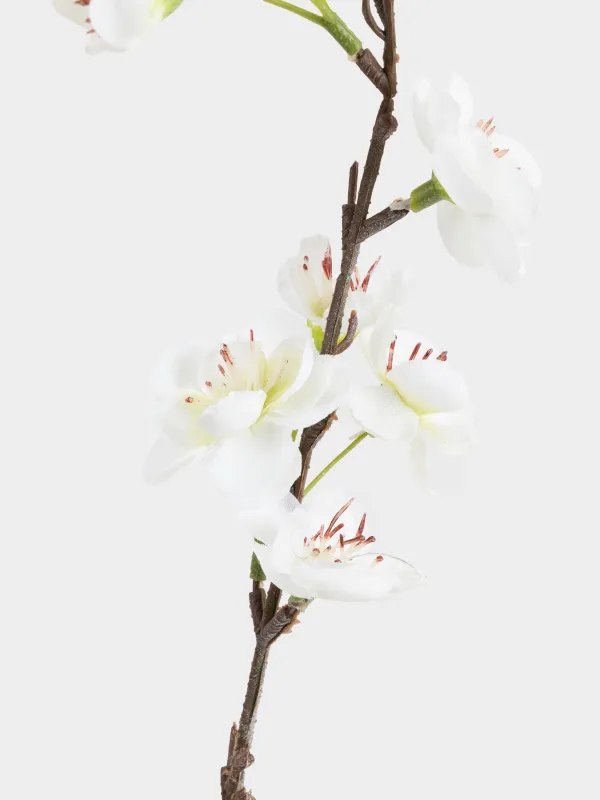 Decorative branch, 83 cm, plastic / polyester, White Plum Blossom branch, Flower garden, image-3