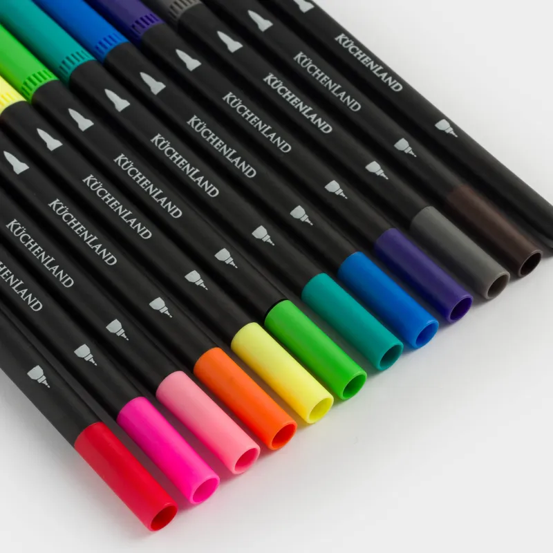 Set of markers, 12 pcs, double, Polypropylene, Draw, image-4