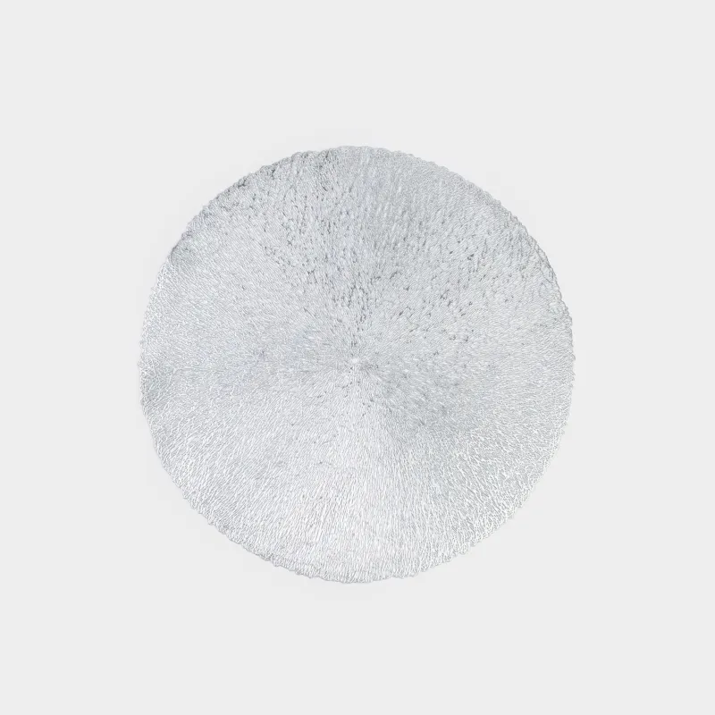 Napkin for appliances, 38 cm, PVC, round, silver, Azhur