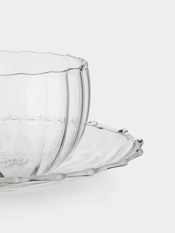 Tea pair, 1 pers, 2 items, 360 ml, glass B, Camellia, image-2