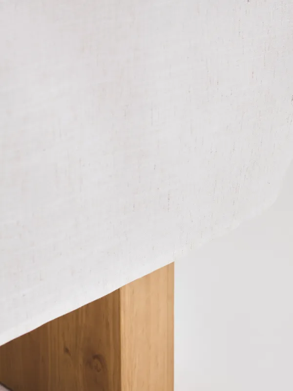 Tablecloth, 170x250 cm, polyester / linen, beige, Vintage, Melange outline, image-7