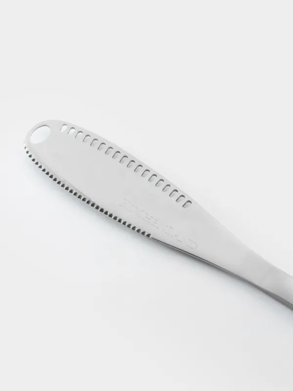 Butter knife, 20 cm, double-sided, steel, Classic, image-2